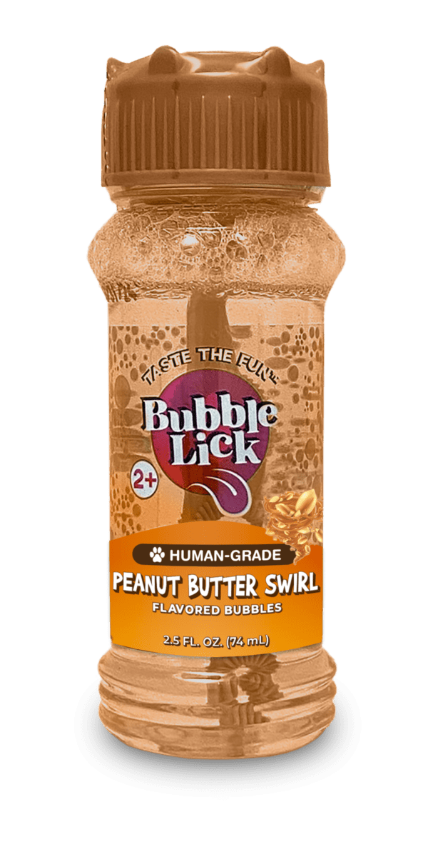 bubble lick peanut butter swirl